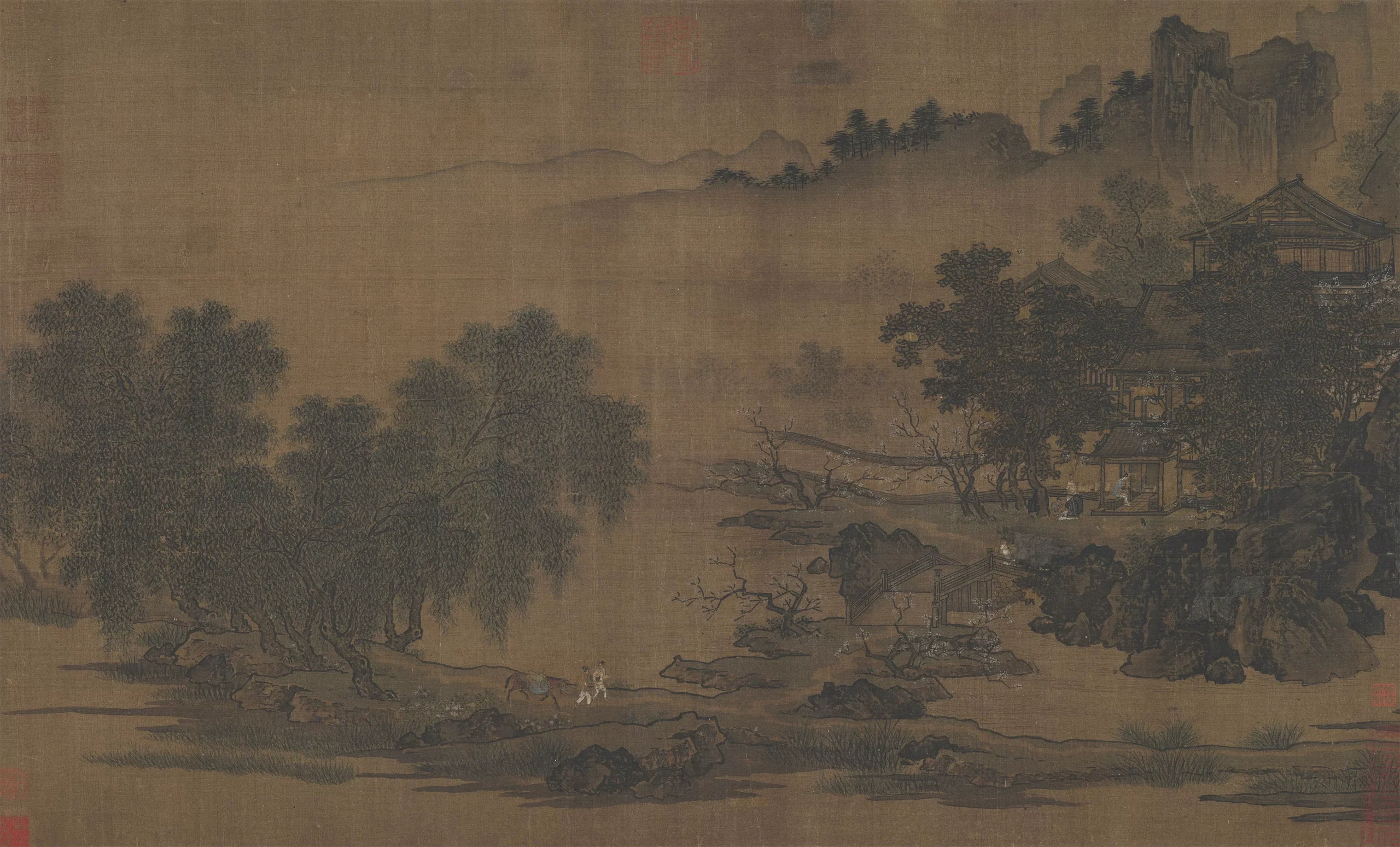 四景山水图– 月石MoonStone